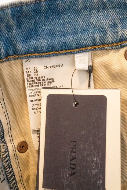 Prada Logo-Plaque Jeans